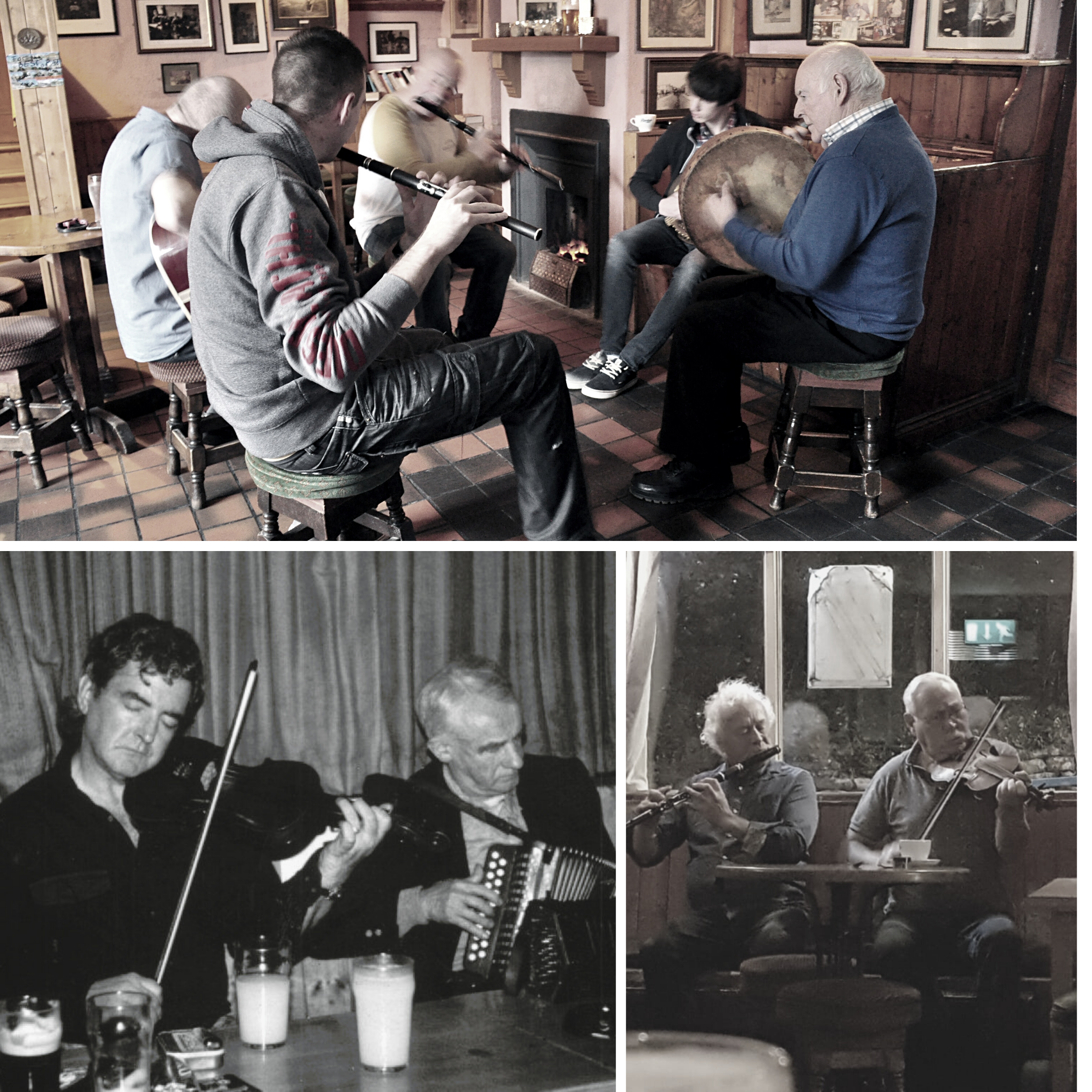 Roadside Tavern Lisdoonvarna for sessions of traditional Irish music