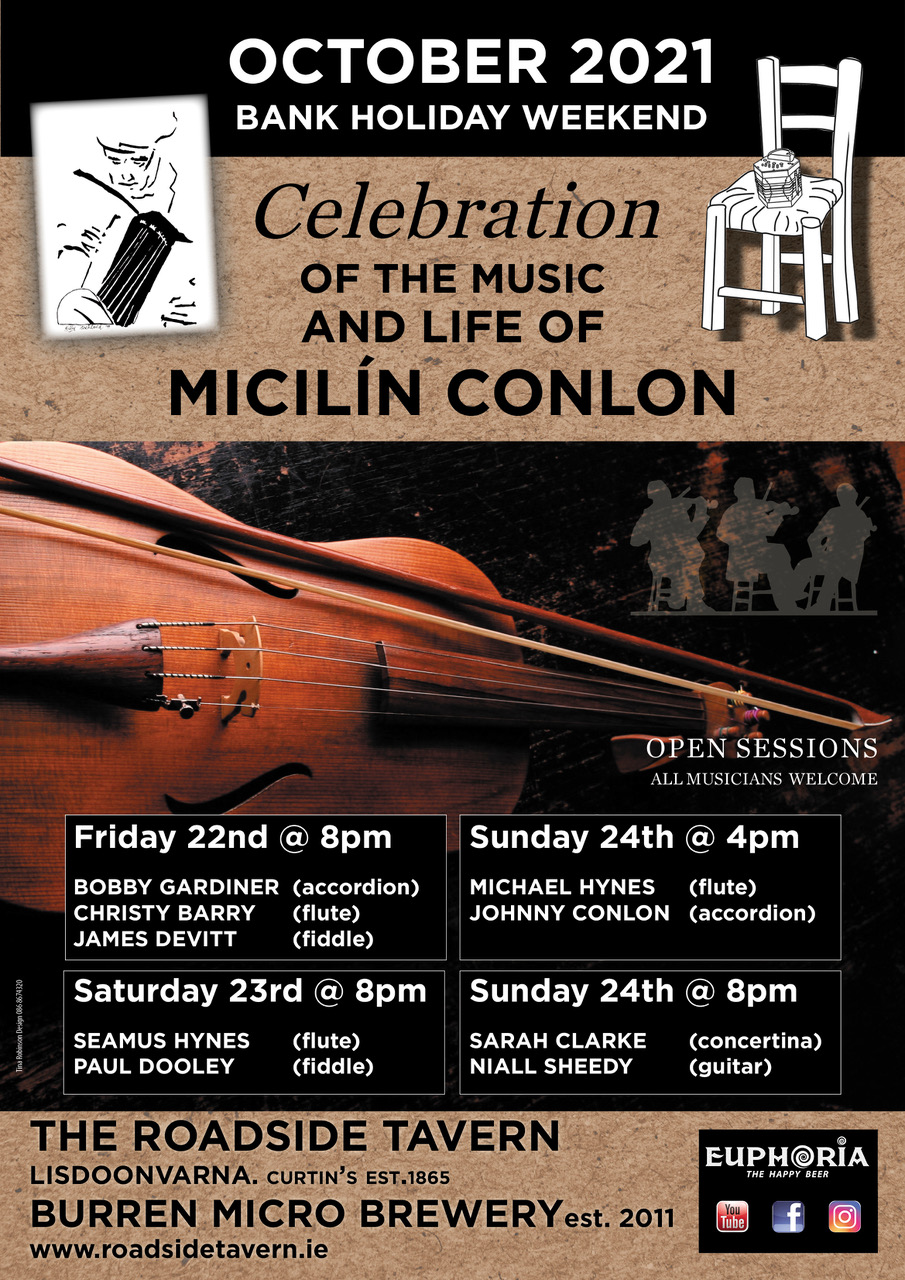 Micilin Conlon music festival in the Roadside Tavern Lisdoonvarna Ireland